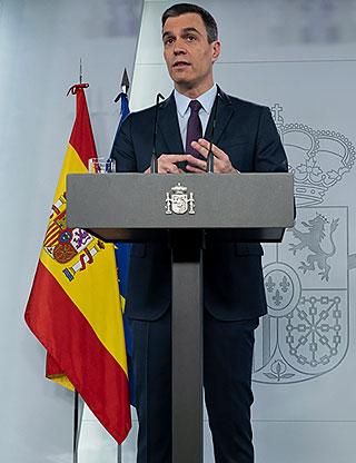 Pedro Sánchez (Fotó: AFP)