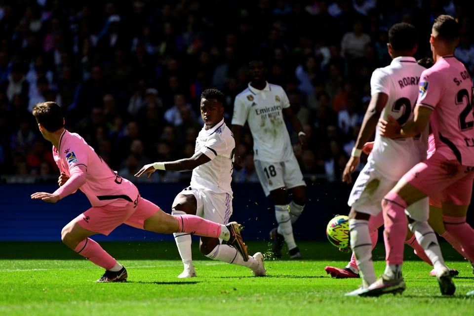 Vinícius Júnior szép góllal egyenlített (Fotó: AFP)
