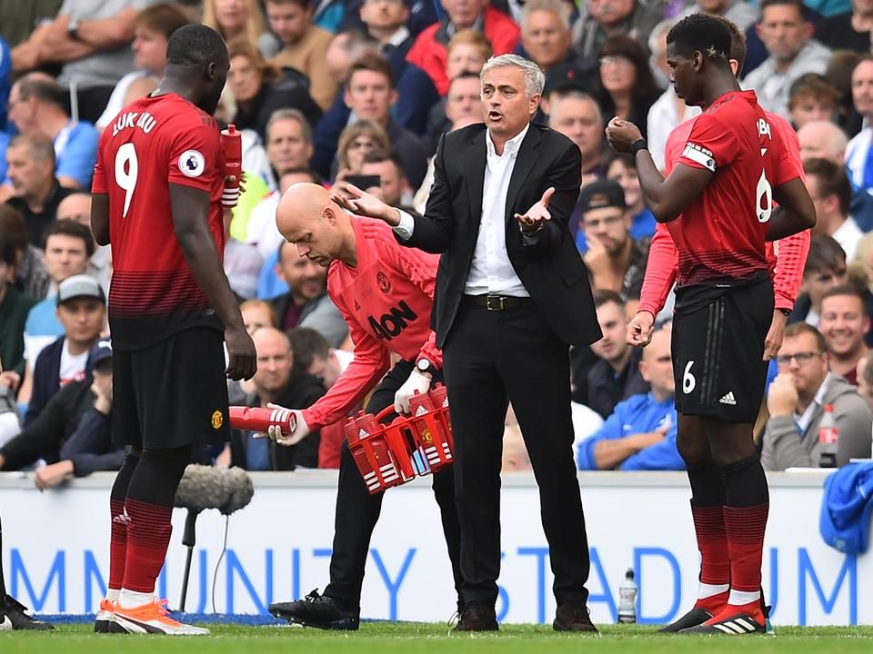 Paul Pogba és José Mourinho sem volt elégedett (Fotó: AFP)