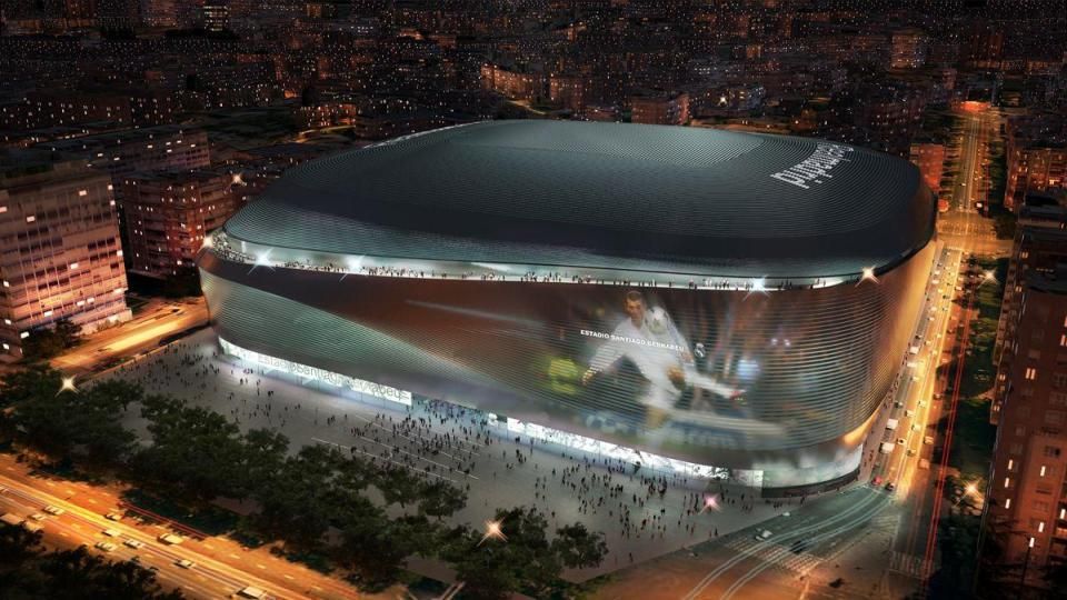 A Real Madrid új stadionja  (Fotó: thesun.co.uk)