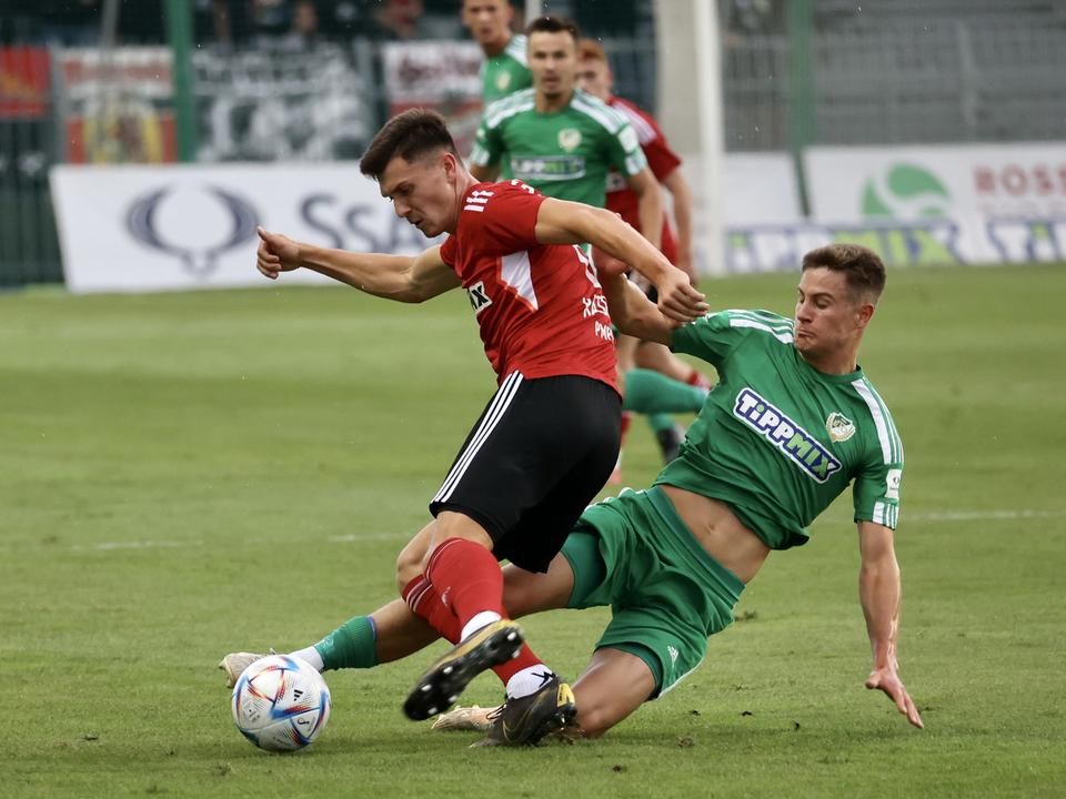 A zöldben játszó ETO négymeccses veretlenségi sorozata a PMFC elleni mérkőzésen tört meg (Fotó: Nagy Gábor / Kisalföld)