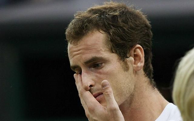Andy Murray a 2012-es wimbledoni döntőben vereséget szenvedett Roger Federertől (Fotó: dailymail.co.uk)