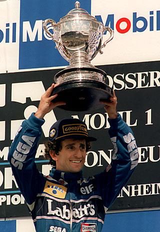 Alain Prost egy évre, negyedik vb-sikere erejéig tért vissza (Fotó: AFP)