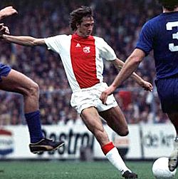 Cruyff még az Ajax játékosaként