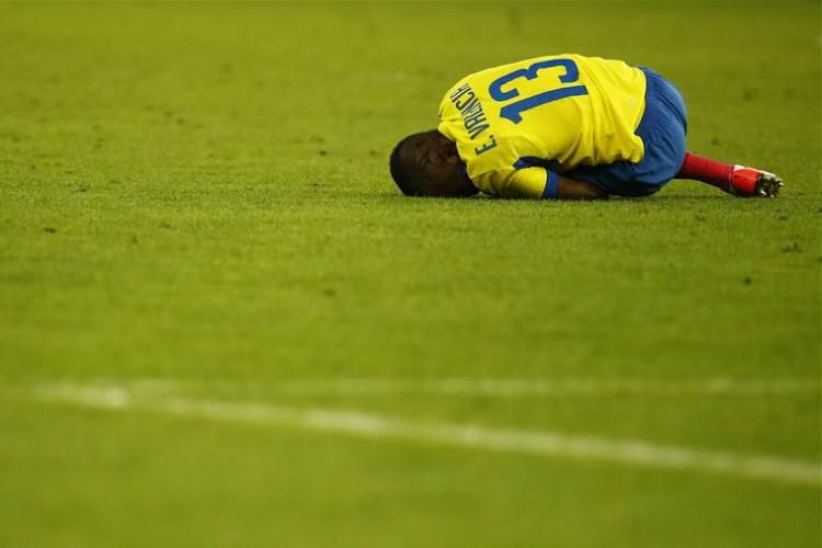 Enner Valencia a gyepen (Fotó: Action Images)