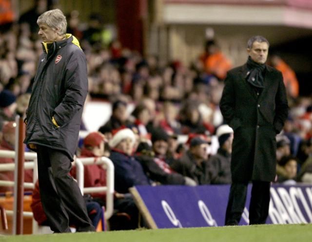 Az Arsene Wenger vezette Arsenalnak nem megy Mourinho ellen (Fotó: Action Images)