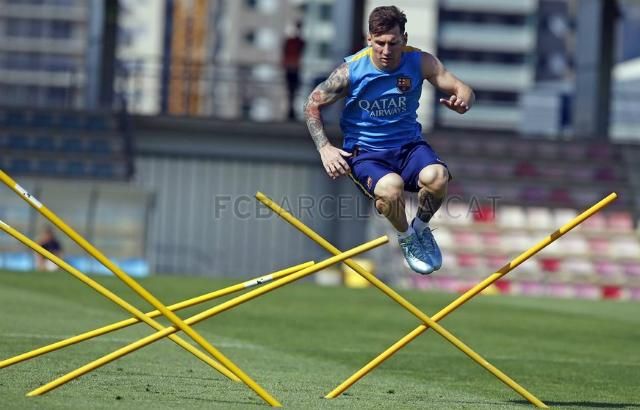 Lionel Messinek nem kellett sok, hogy lenyűgözze a Barca edzői stábját (Fotó: 101greatgoals.com)