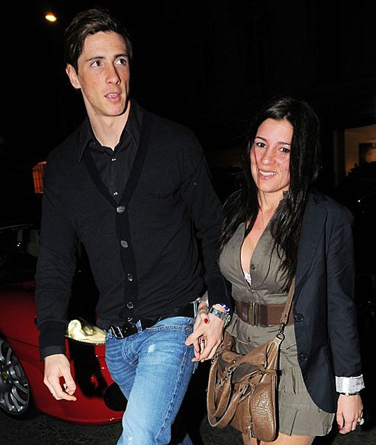 Fernando Torres és Olalla Dominguez Londonban (Fotó: Kickette.com)