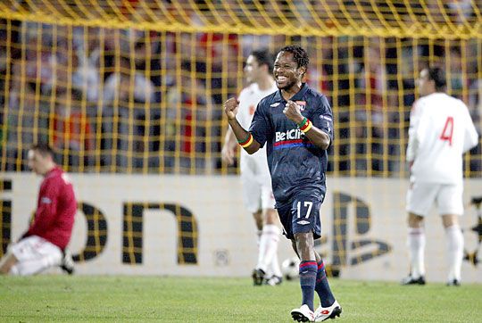 A Lyon játékosainak van oka az örömre (Fotó: Reuters)