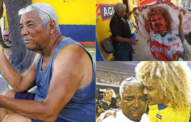 Carlos Valderrama augusztus végén veszítette el édesapját (Forrás: deportesrcn.com)