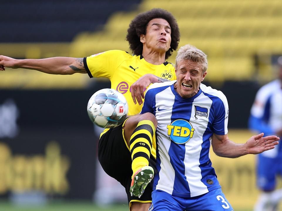 Az első félidő elég „szenvedős” volt Dortmundban (Fotó: AFP)