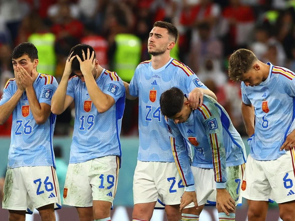 Az első csoportmeccs után valójában nem játszott jól a sokszor ötlettelennek mutatkozó spanyol válogatott (Fotó: Reuters)