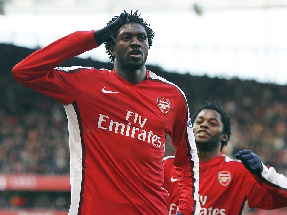 Emmanuel Adebayor szerint ő volt a legerősebb az Arsenalban (Fotó: AFP)