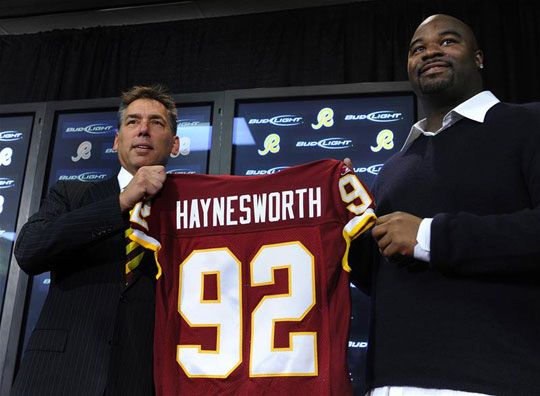 Albert Haynesworth szerződése igencsak sokba került a Redskinsnek (Fotó: Action Images)