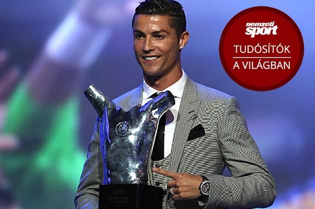 Cristiano Ronaldo lett az UEFA-nál az év játékosa (Fotó: AFP)