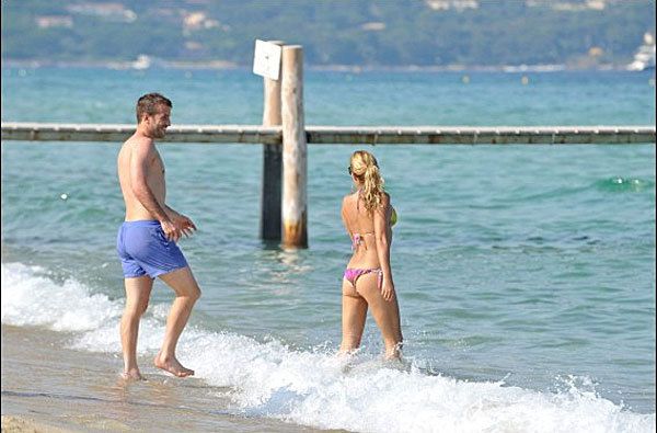 Rafael és Sylvie van der Vaart Saint-Tropez-ban (Fotók: nieuwsblad.be)