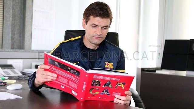 Tito Vilanova, az új főnök (Forrás: fcbarcelona.es)