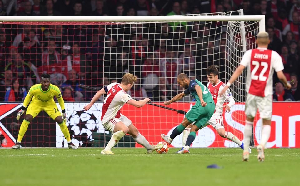 Lucas Moura az idény 22. olyan gólját szerezte, amely a ráadásban esett (Fotó: AFP)