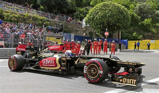 Romain Grosjeannak nem sikerült jól a monacói hétvége (Fotó: Action Images)