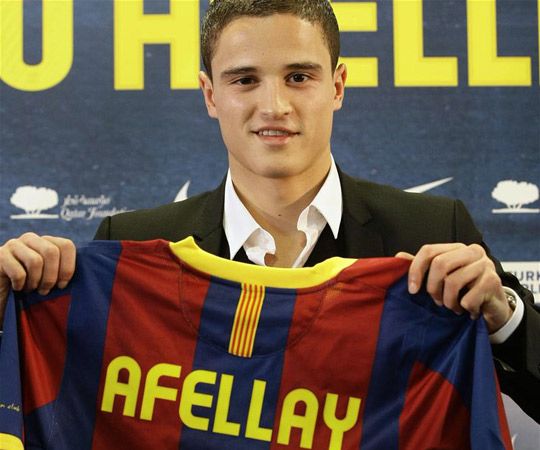 Afellay álma vált valóra, a Barca mezével pózolhatott (Fotók: Reuters)