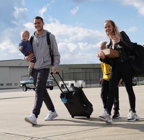 Gazdag Dánielt a családja is elkísérte Los Angelesbe, a szombaton rendezendő MLS-döntő helyszínére