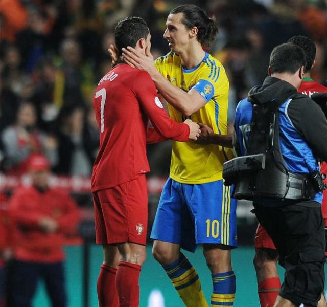 Csak egy maradhat: Ronaldo vagy Ibrahimovic vált ma este jegyet Brazíliába? (Fotó: Action Images)