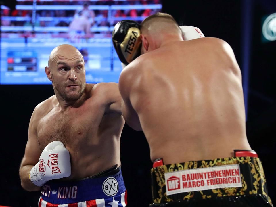 Tyson Fury technikai KO-val győzött a német Tom Schwarz ellen (Fotó: Getty Images)