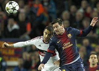 Messi fejjel is veszélyeztetett (Fotó: Action Images)