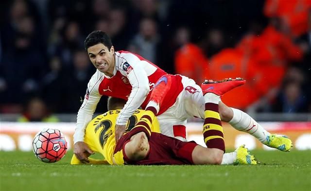 Az Arsenal legyűrte a Burnleyt az FA-kupa 4. fordulójában (Fotó: Action Images)