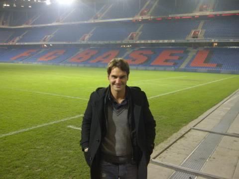 Roger Federer a Chelsea ellen is ott lesz a St. Jakob Parkban (Fotó: 20min.ch)