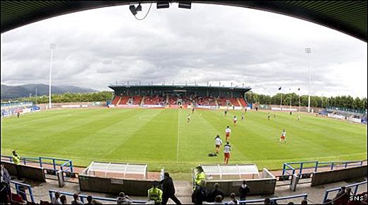 Forthbank Stadium (Fotó: bbc.co.uk)