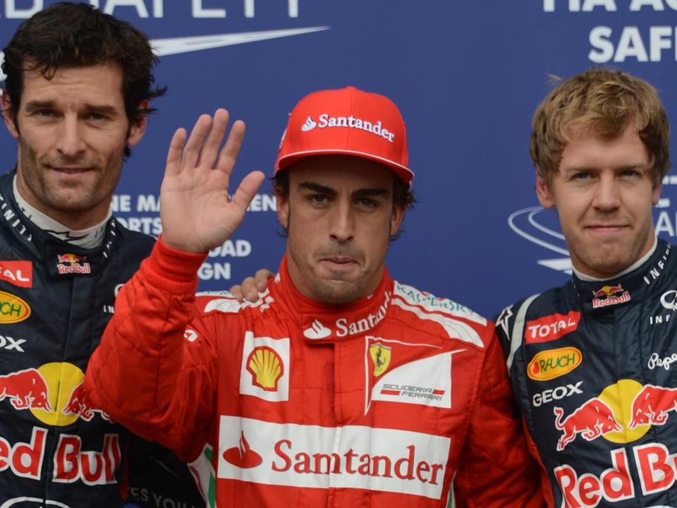 Alonso a 2012-es Német GP óta nem volt pole-ban (Fotó: AFP)