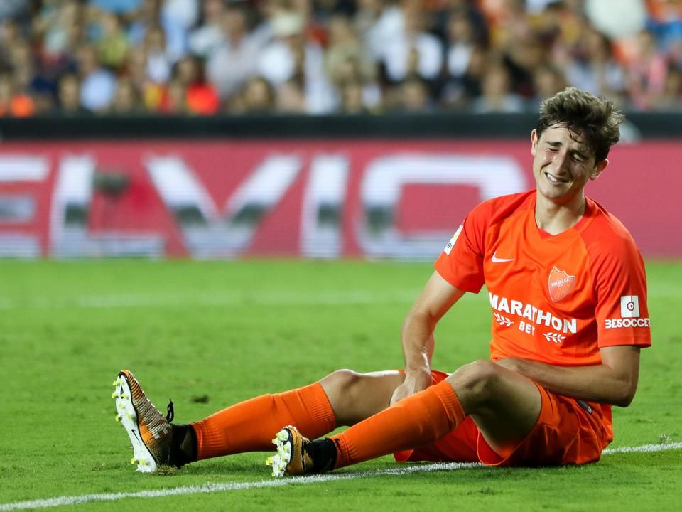Álex Mulának is fáj, hogy még nem nyert meccset a Málaga (Fotó: AFP)