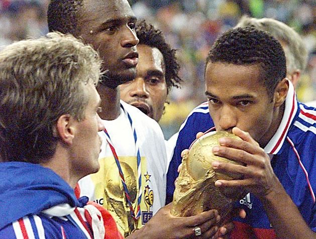 Húszéves emlék – Deschamps, Vieira, Karembeu, Henry és a Világkupa (Fotó: AFP)