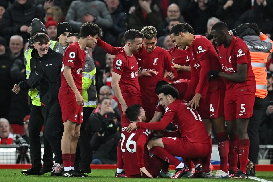 Történelmi sikert aratott a Liverpool (Fotó: AFP)