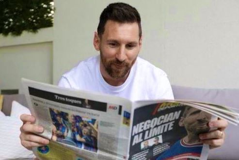 Messi párizsi otthonában adott interjút a Mundo Deportivónak (Fotó: Mundo Deportivo)
