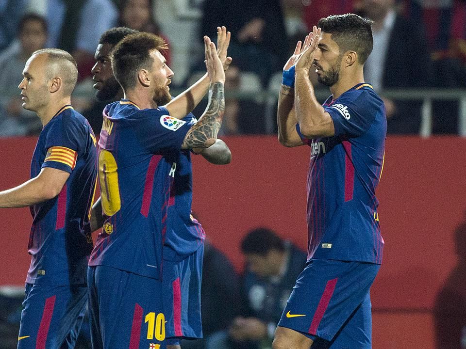 A hetek óta kiváló formában játszó FC Barcelona visszakerült az élre (Fotó: AFP)