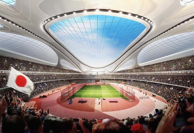 Tokió pályázatának ékköve a Zaha Hadid tervezte új japán nemzeti stadion