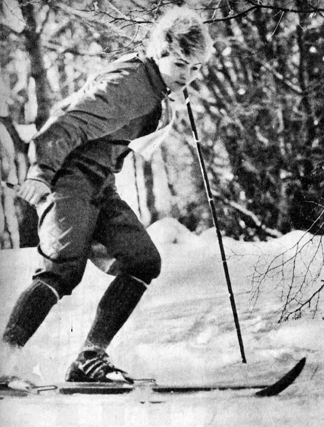 Balázs Éva az 1964-es olimpián 19. lett 10 kilométeres sífutásban