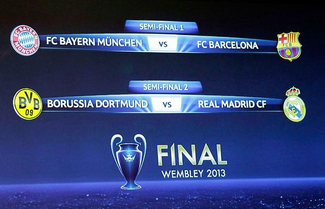 Bayern–Barca és Dortmund–Real az elődöntőben (Fotó: Reuters)