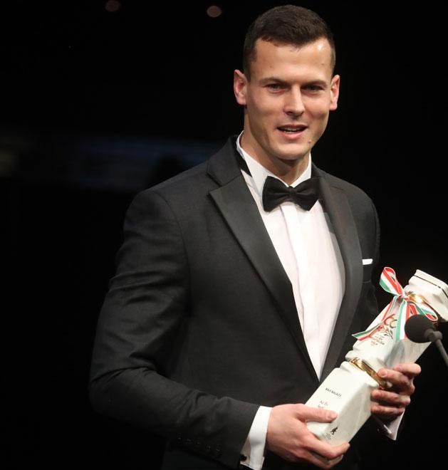 At the 2017 Sportspeople of the Year award ceremony, he was awarded Sportsman of the Year (Photo: Hédi Tumbász)