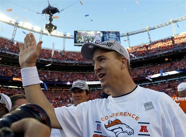 Peyton Manning MVP-címéhez aligha férhet kétség – emellett ezúttal a rájátszásban sem lassított (Fotó: Action Images)