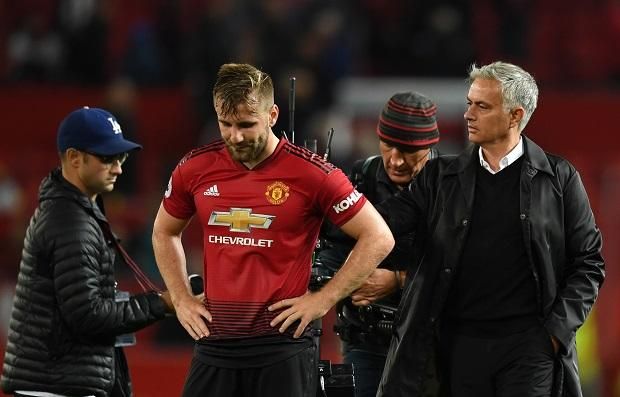 Shaw és José Mourinho kapcsolatát nem lehetett felhőtlennek nevezni (Fotó: Getty Images)