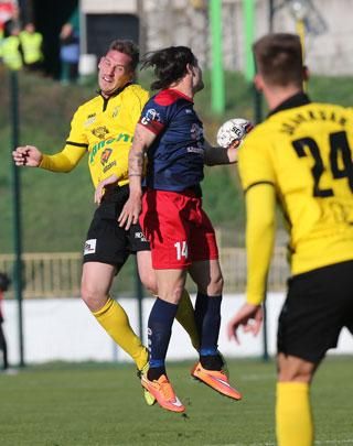 Rudolf Gergely győztes gólt szerzett a Soroksár ellen (Fotó: Koncz György)