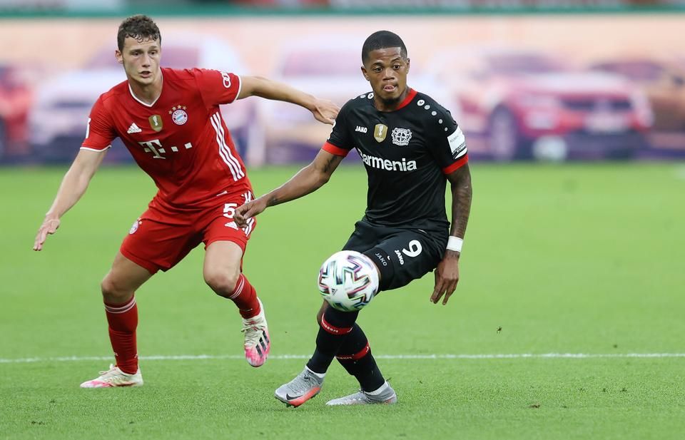 Az előző idényben a kupadöntőben is szembenézett a Bayer és a Bayern: akkor a müncheniek örülhettek (Fotó: AFP)