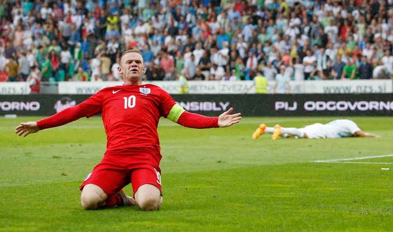 Rooney gólja után padlóra kerültek a pontszerzésben bízó szlovénok
