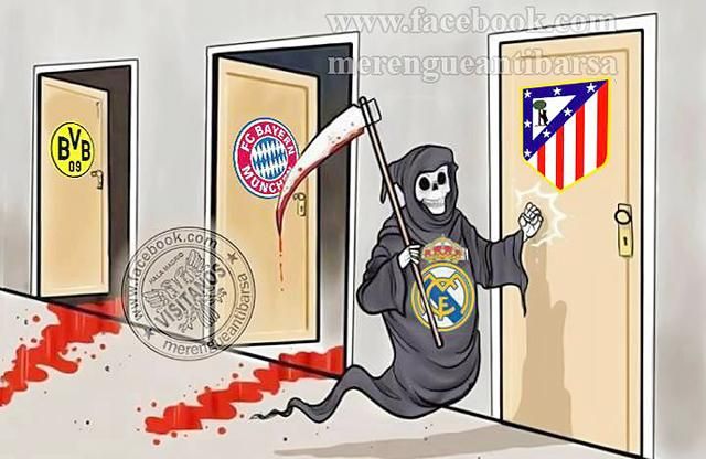 Vajon ismét lecsap a Real Madrid kaszása? (Fotó: facebook.com/Troll.Football)