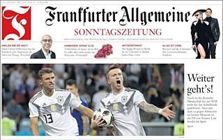 A Frankfurter Allgemeine Zeitung beérte ennyivel: Gyerünk tovább!