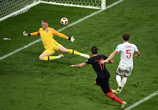 Mandzukic lövése vb-döntőt ért Horvátországnak (Fotó: AFP)