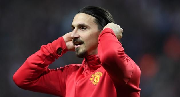 A támadósorban: Zlatan Ibrahimovic (Fotó: AFP)